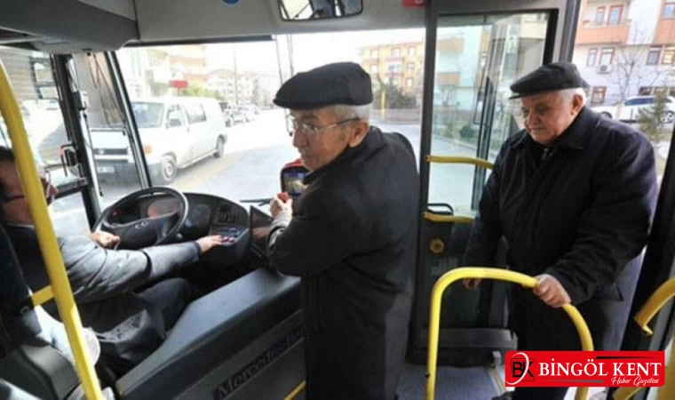 Bingöl’de de Uygulanacak! 65 Yaş Üstü Ücretsiz Otobüs Hizmeti Durduruldu!