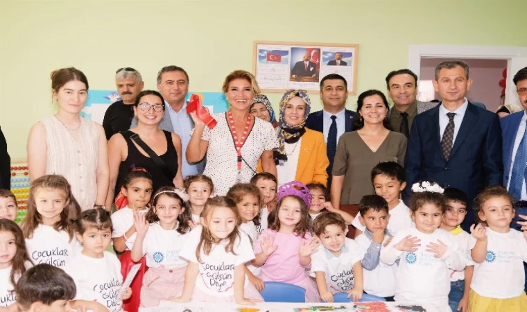 ’Çocuklar Gülsün Diye’nin 46. anaokulu Kilis’te açıldı