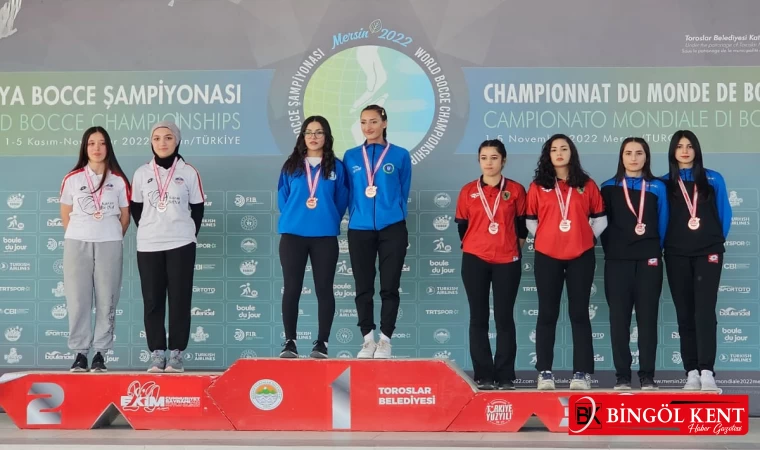 Bingöllü kızlar Türkiye üçüncüsü oldu