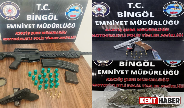 Bingöl'de Aranan 25 Şahıs Yakalandı