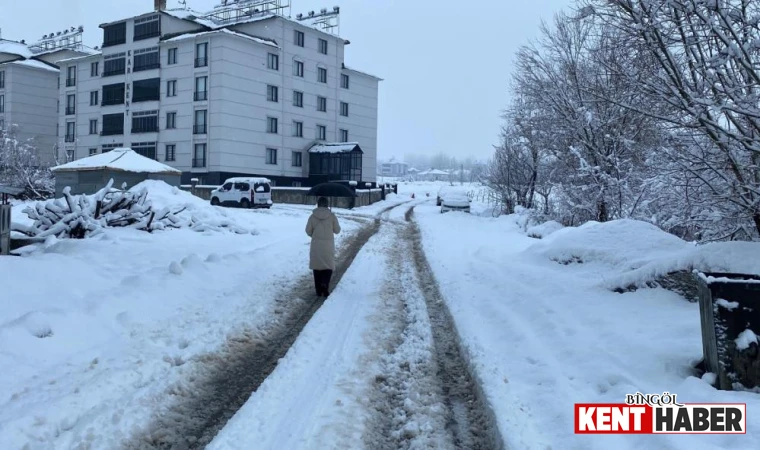 Karlıova’da 15 Köy Yolu Ulaşıma Kapandı