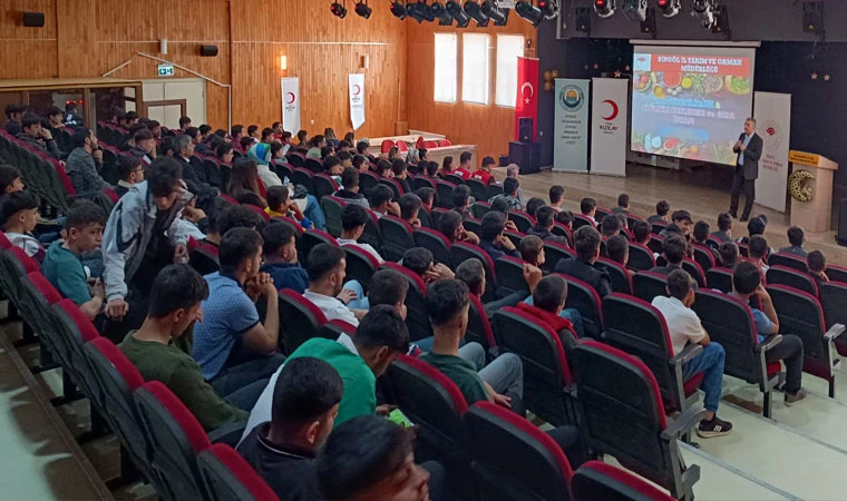 Bingöl'de Öğrencilere 'Gıda ve Su İsrafının Önlenmesine Yönelik' Eğitim Verildi