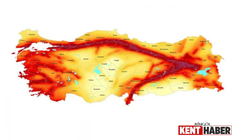 Türkiye Deprem Haritası Güncellendi