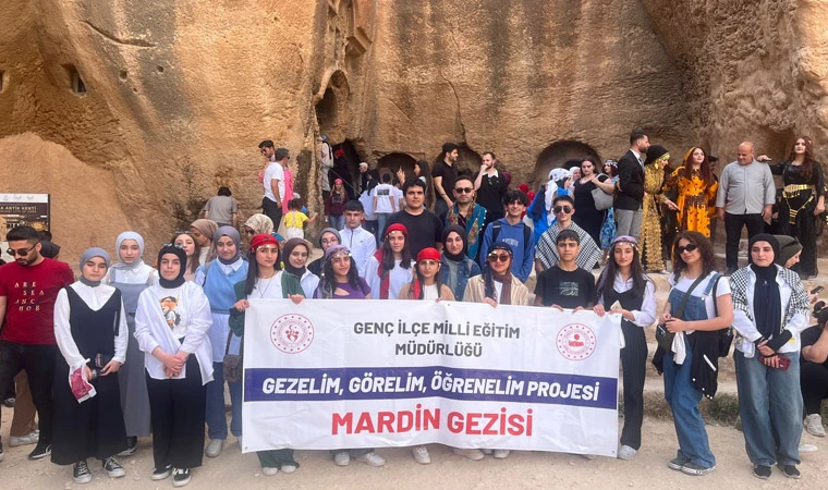 Bingöllü Öğrenciler Mardin'deki Turistik Mekânları Gezdi