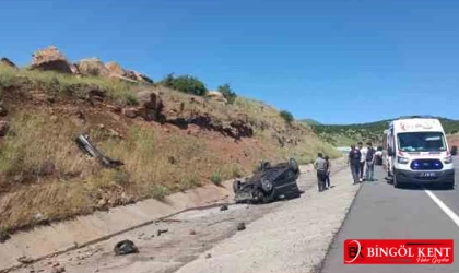 Elazığ-Bingöl yolunda kaza: 3 yaralı