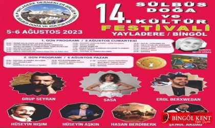 14. Sülbüs Festivali düzenlenecek