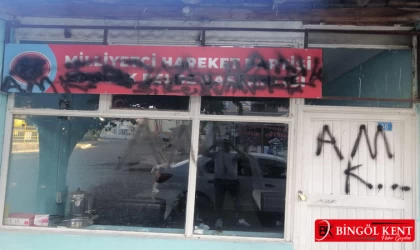 Bingöl’de MHP belde teşkilatına saldırı