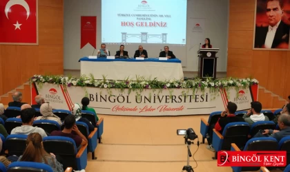 Bingöl'de Cumhuriyetin 100. Yılı Paneli