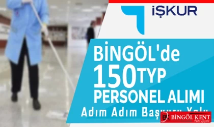 Bingöl’de TYP ile 150 işçi alınacak
