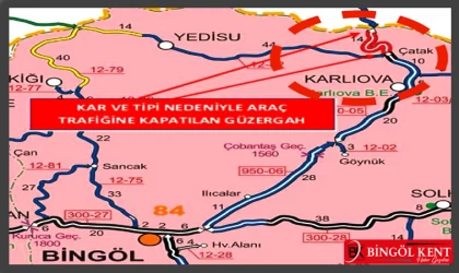 Bingöl-Erzurum arasında 17 saatlik kesinti