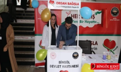 Bingöl'de başhekimden organ bağışı