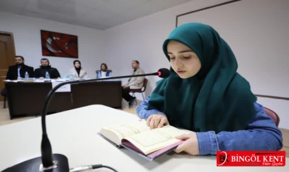 Bingöl'de Kur’an-ı Kerim’i Güzel Okuma Yarışması Düzenlendi