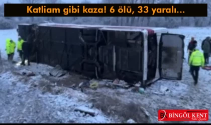Otobüs Devrildi: 6 Ölü, 33 Yaralı