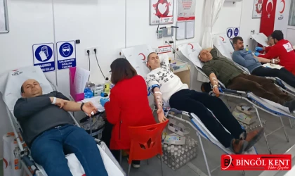 Bingöllü Gazetecilerden Kızılay’a Kan Bağışı Desteği!