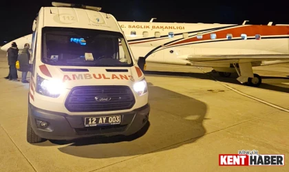 Bingöl'den 'Ambulans Uçakla' Ankara'ya Kaldırıldı!